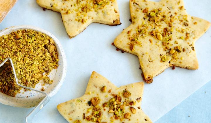 Biscuits sablés à la pistache de Hanoucca